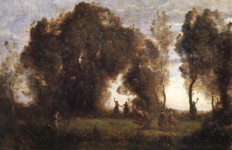 Corot Camille The dance of the nymphs China oil painting art